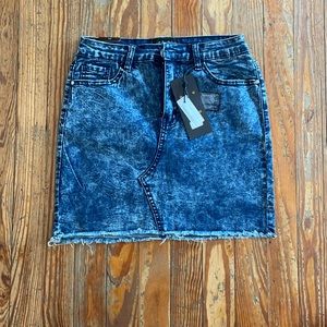 Nasty gal denim mini skirt